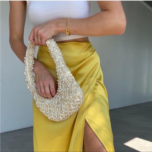 Zara | Bags | Zara Pearl Shoulder Bag | Poshmark
